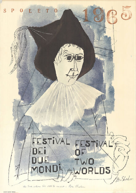 Ben Shahn, ‘Spoleto Festival’, 1965