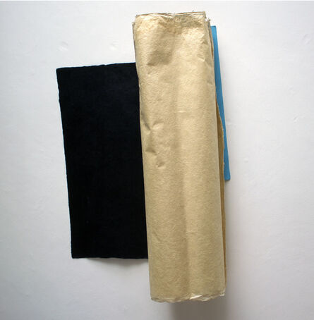Rosa Brun, ‘ Doble giro con negro y azul’, 2018