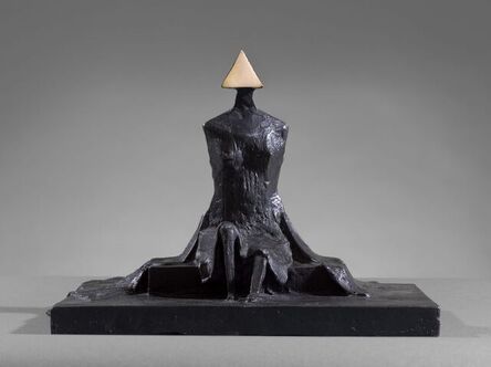 Lynn Chadwick, ‘Sitting Woman in Robes II’, 1987