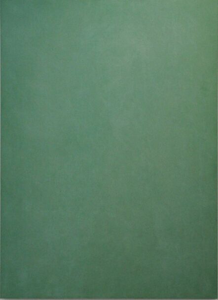Ettore Spalletti, ‘Senza titolo (Verde con bordi argento diritti)’, 1990