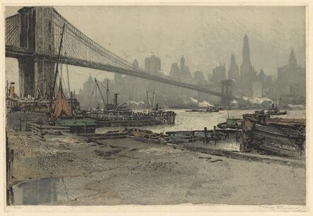 Luigi Kasimir, ‘Brooklyn Bridge.’, 1927