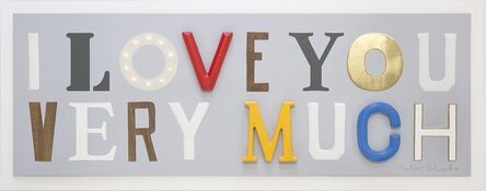 Peter Blake, ‘I Love You Very Much’, 2016