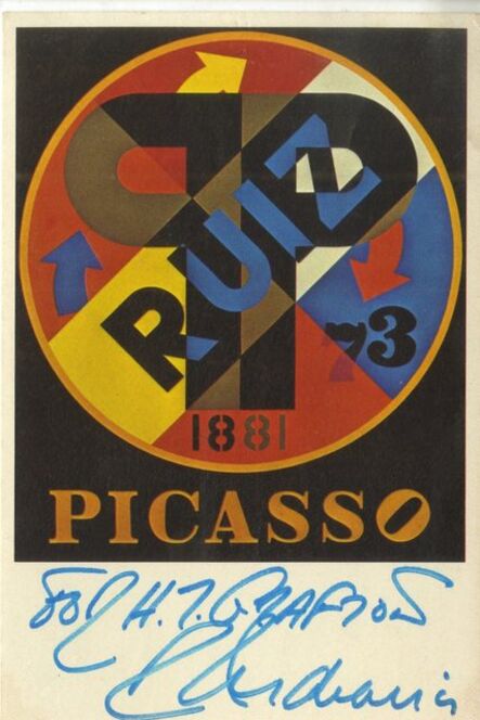 Robert Indiana, ‘Picasso (Hand Signed and Inscribed)’, 1979