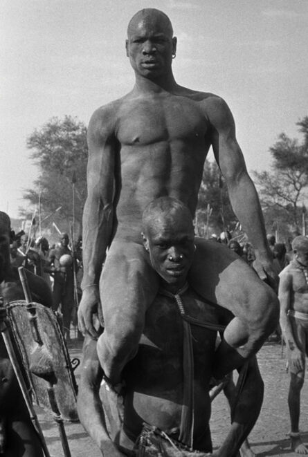 George Rodger, ‘The Wrestlers, Kordofan, Sudan’, 1949