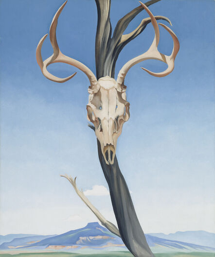 Georgia O’Keeffe, ‘Deer’s Skull with Pedernal’, 1936