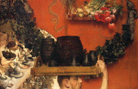 Lawrence Alma-Tadema, ‘The Roman Potters in Britain (Hadrian in England)’, 1884