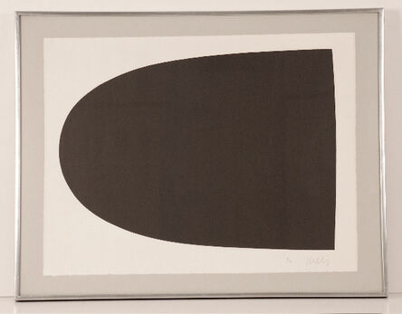 Ellsworth Kelly, ‘Black Form (from Portfolio 9)’, 1967