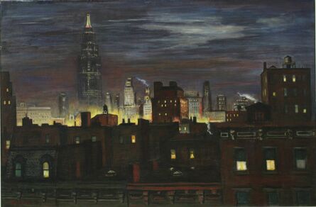 Edmund Yaghjian, ‘Night in Manhattan’, 1936