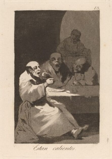 Francisco de Goya, ‘Los caprichos: Estan Calientes’, published 1799