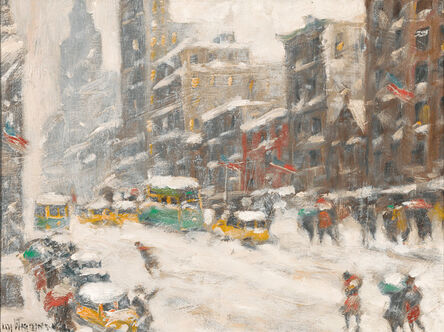 Guy Carleton Wiggins, ‘Winter in New York’, 1950-1960