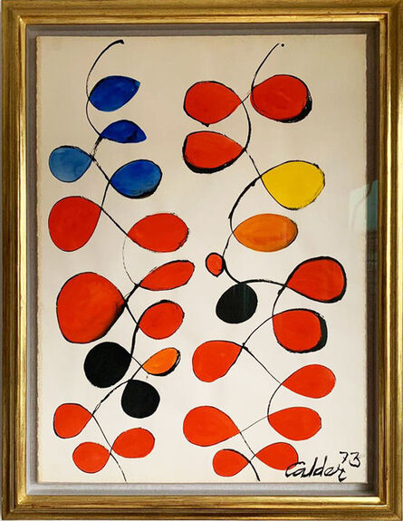 Alexander Calder, ‘ A Touch of Blue’, 1973