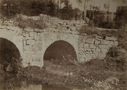 Jean-Louis-Henri Le Secq, ‘Stone Bridge Saurat’, ca. 1850