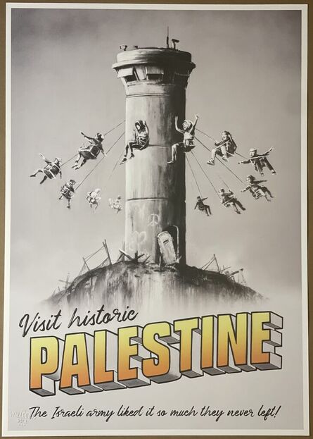Banksy, ‘Banksy "Walled Off Hotel" Visit Historic Palestine ’, 2019