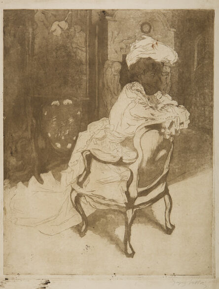 Jacques Villon, ‘La Parisienne, Tournée a Droit’, 1902