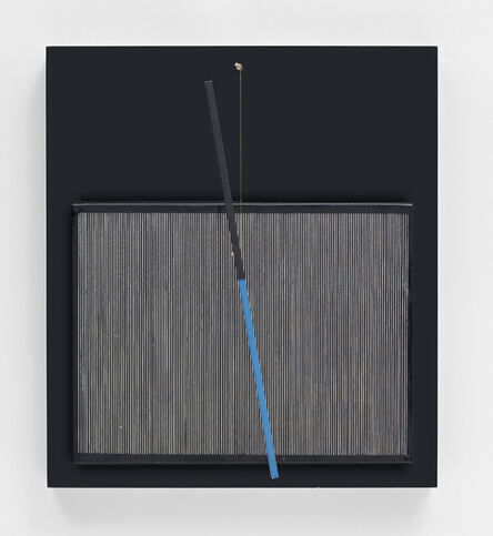 Jesús Rafael Soto, ‘Incliné bleu et noir’, 1966