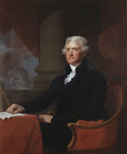 Gilbert Stuart, ‘Portrait of Thomas Jefferson’, ca. 1805