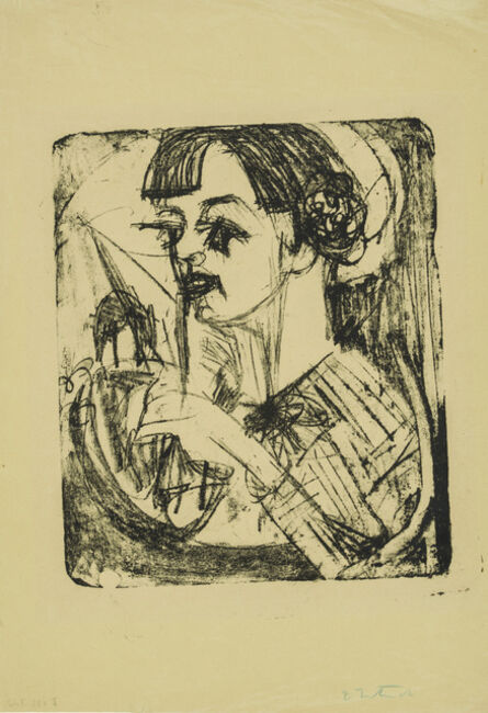 Ernst Ludwig Kirchner, ‘Girl’, 1919