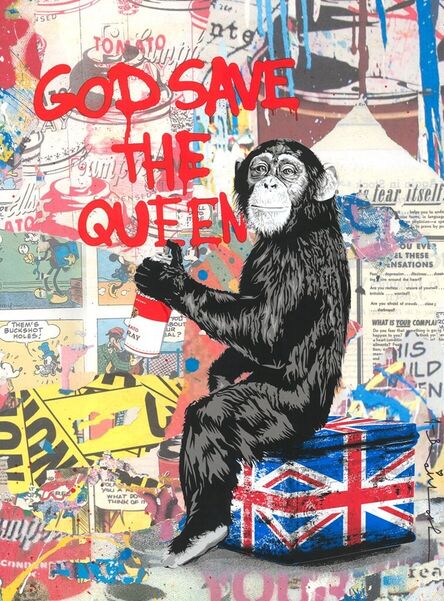 Mr. Brainwash, ‘God Save the Queen’, 2022