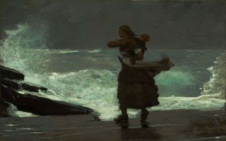 Winslow Homer, ‘The Gale ’, 1883-1893