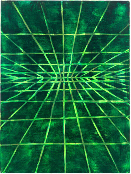 Jan Pleitner, ‘Sprace-grid Green’, 2022