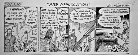 Bill Griffith, ‘ARP APPRECIATION   - daily strip’, 1995