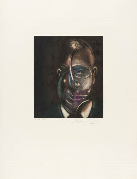 Francis Bacon, ‘Portrait of Michel Leiris 1976 (1978) (signed)’, 1978
