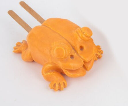 David Gilhooly, ‘Frog Popsicle with Two Sticks’, 1982