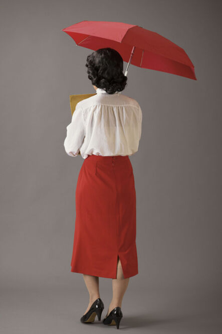 Leung Chi Wo + Sara Wong, ‘Office Lady With A Red Umbrella’, 2010