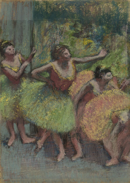 Edgar Degas, ‘Dancers in Green and Yellow,’, ca.1903