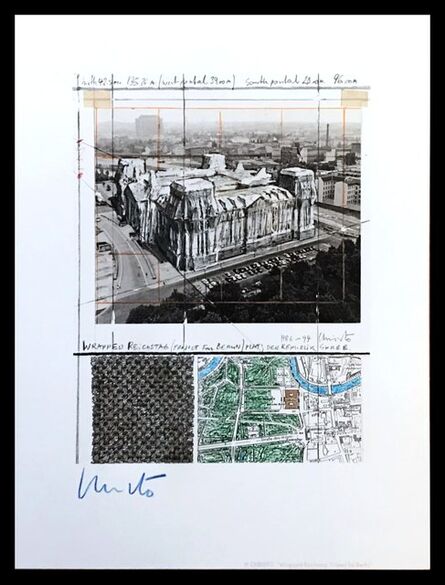 Christo, ‘Wrapped Reichstag, Project for Berlin’, 1994