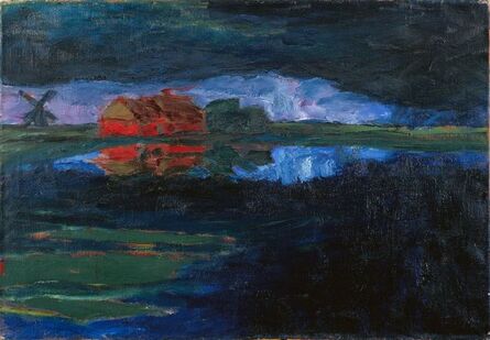 Emil Nolde, ‘Landschaft (Petersen II)’, 1924