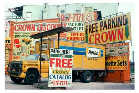 John Baeder, ‘Crown Parking’, 1975