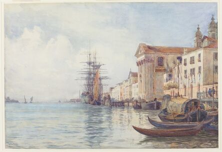 David Law, ‘The Giudecca Canal with Shipping near the Chiesa dei Gesuati’, 1880s