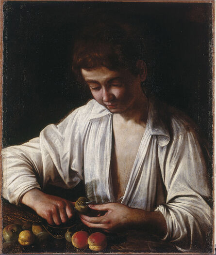 Michelangelo Merisi da Caravaggio, ‘Boy peeling fruit’, 1592-1593