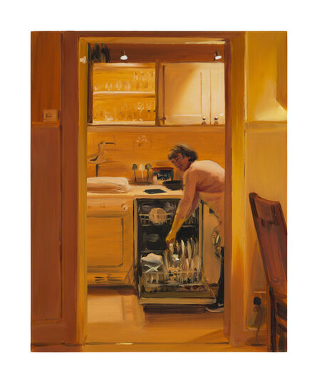 Caroline Walker, ‘Dishwasher Loading, After Dinner, March’, 2020