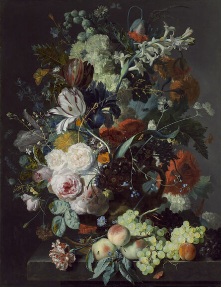 Jan van Huysum, ‘Still Life with Flowers and Fruit’, ca. 1715