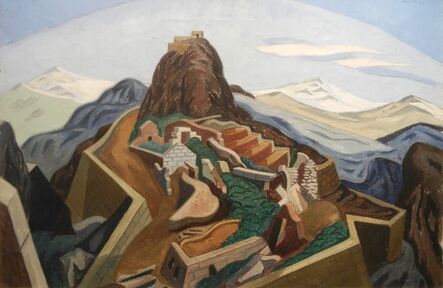 Ross Moffett, ‘Lost City in the Andes (Machu Picchu)’, 1929