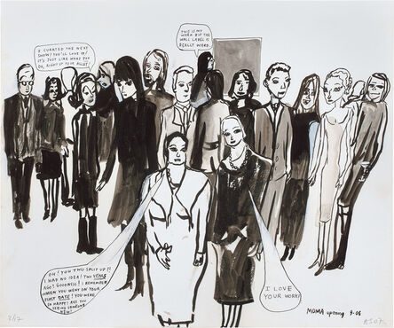 Amy Sillman, ‘MoMA Opening’, 2007