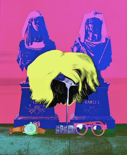 David Gamble, ‘Andy Warhol's Wig, Glasses & Watch (Marilyn Color Series)’, 1997