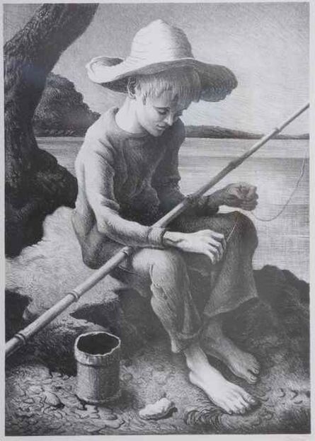 Thomas Hart Benton, ‘The Little Fisherman’, 1967