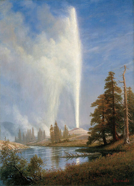 Albert Bierstadt, ‘Old Faithful’, ca. 1881