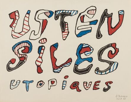 Jean Dubuffet, ‘Ustensiles Utopiques’, 1966