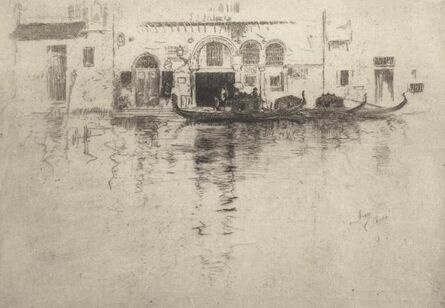 Robert Frederick Blum, ‘Venetian Canal’, 1880-1886