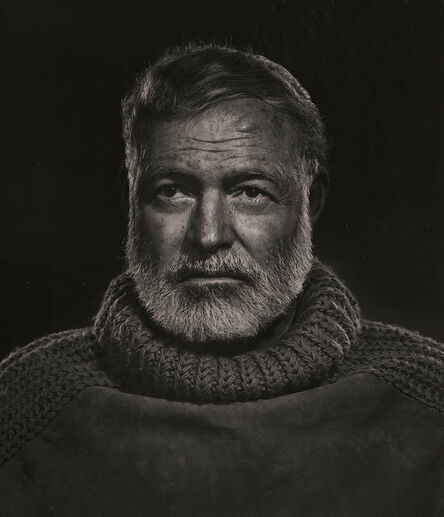 Yousuf Karsh, ‘Ernest Hemingway in Turtle Neck Sweater’, 1957/1980c