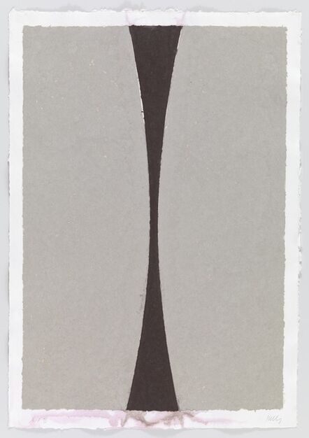 Ellsworth Kelly, ‘Colored Paper Image XI (Gray Curves with Brown)’, 1976