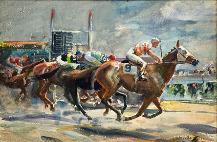 John Whorf, ‘Approaching the Finish’, 1926