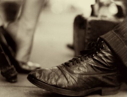Saul Leiter, ‘Shoeshine Shoes’, ca. 1948