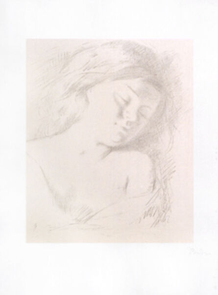 Balthus, ‘Young woman sleeping, 1994 Lithograph signed in pencil’, 1994