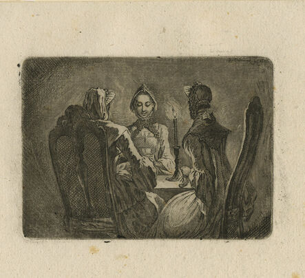 Daniel Nikolaus Chodowiecki, ‘The Small L’Hombre Table’, 1758