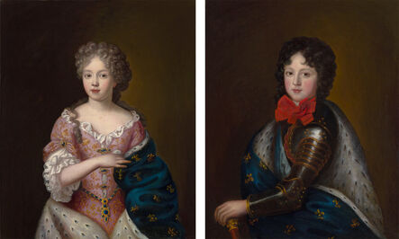 Unknown Artist, ‘Pair of Royal Portraits of the Duke and Duchess of Burgundy’, 18th century